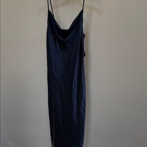 NWT Lilysilk Navy Blue Slip Dress
